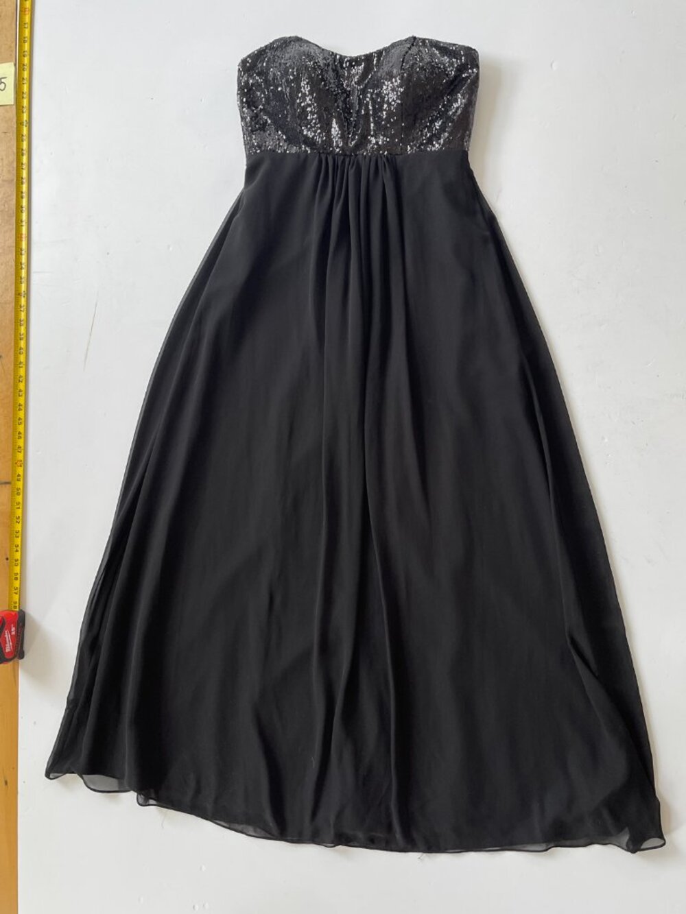 Black long Bill Levkoff evening dress size 10